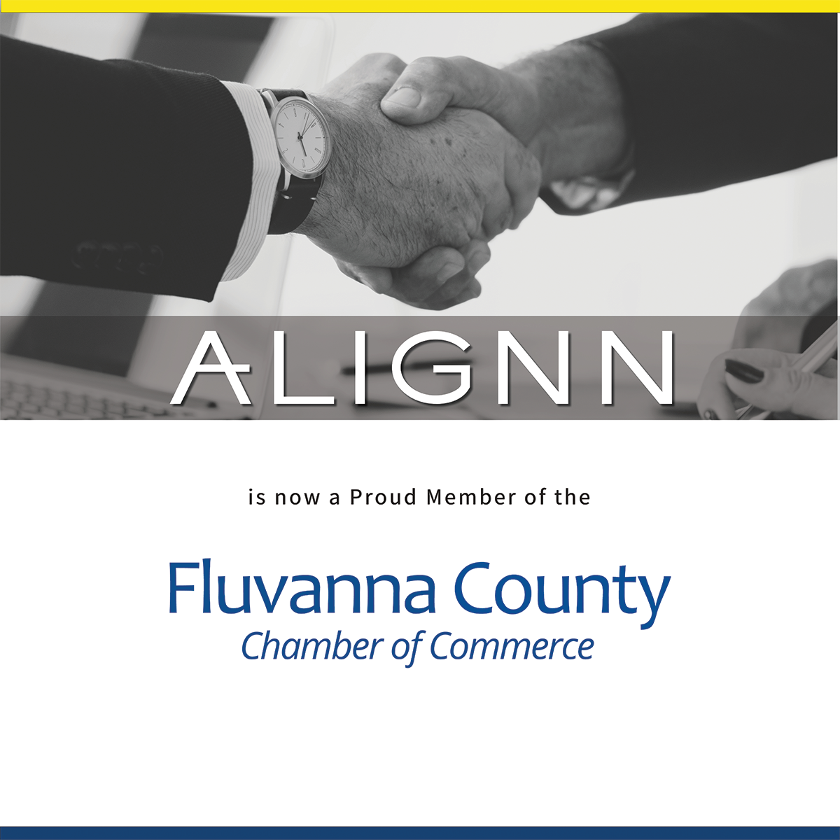 Fluvanna County Chamber of Commerce, Virginia, Alignn with trust.